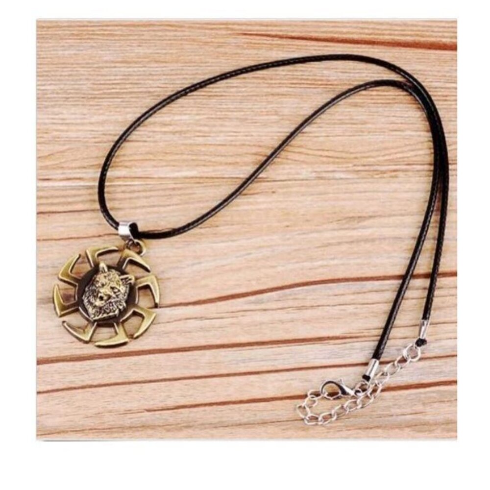 ❤️Retro tiger head Leather Strap Necklace, N90201P117 - Picture 7 of 11